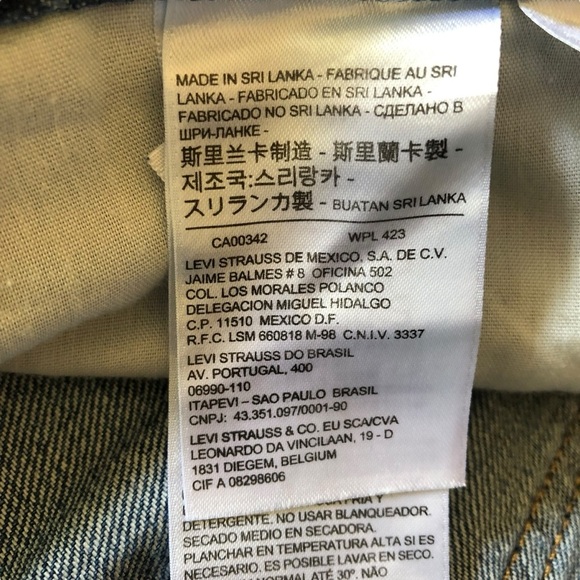 Levi’s Studded Cutoff Denim Shorts Size 31 - Picture 10 of 12